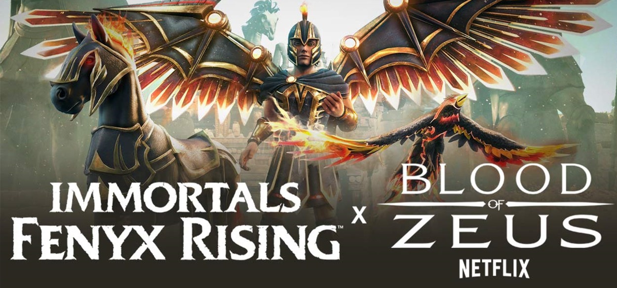 La serie Netflix Blood of Zeus arriva in Immortals Fenyx Rising