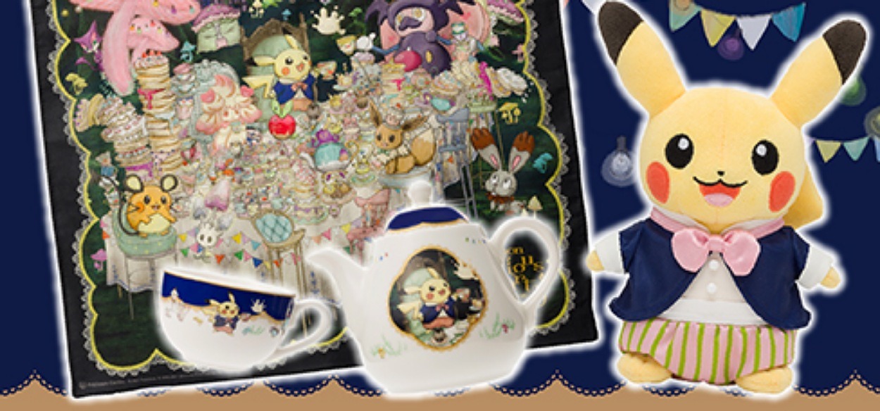 I prodotti della linea Pokémon Mysterious Tea Party arrivano nei Pokémon Center