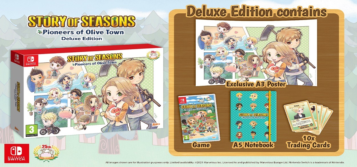 Annunciati Deluxe Edition e Pass di Espansione di STORY OF SEASONS: Pioneers of Olive Town