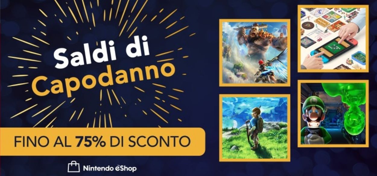 Disponibili i saldi di Capodanno 2021 sul Nintendo eShop