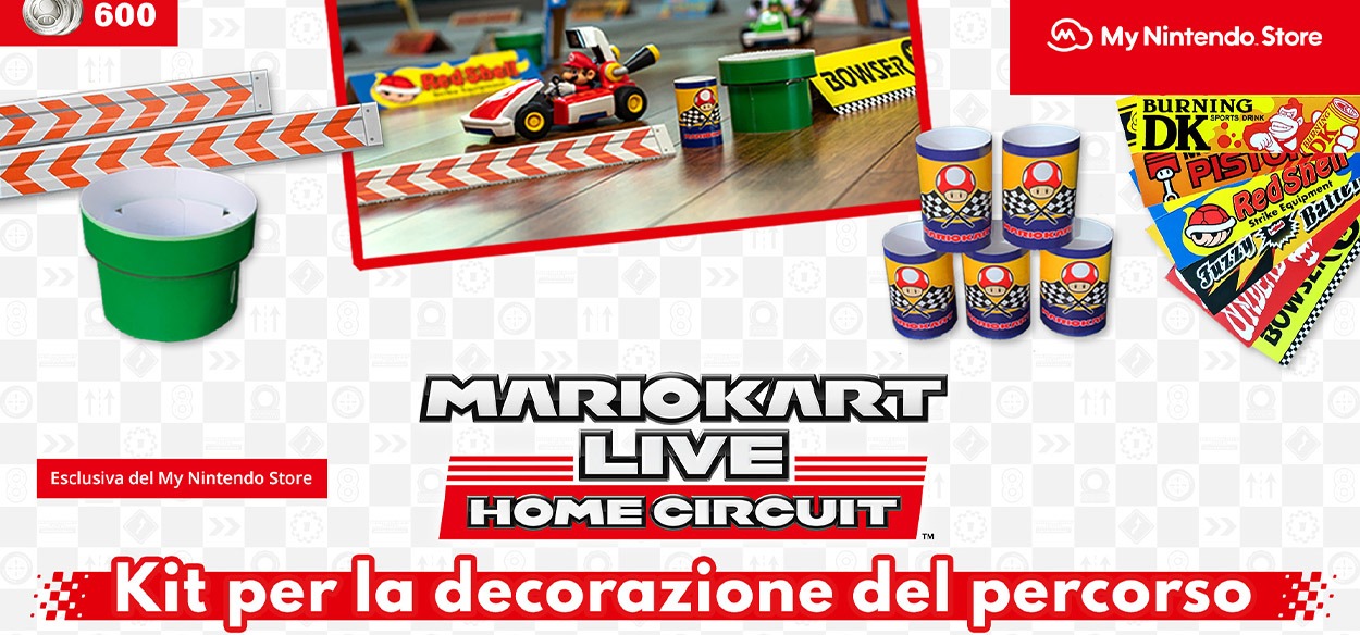 My Nintendo aggiunge ai premi il kit di decorazione di Mario Kart Live: Home Circuit
