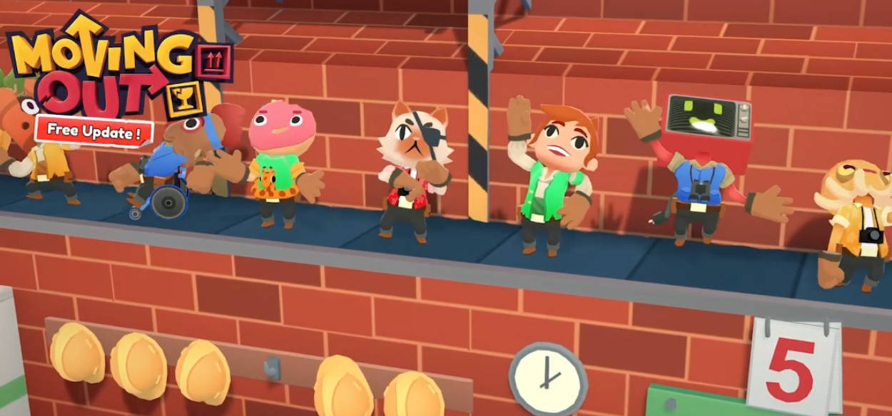 In arrivo l'aggiornamento gratuito di Moving Out
