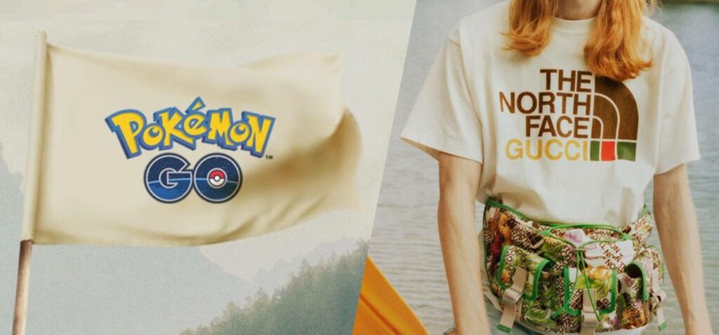 Pokémon GO Gucci tnf