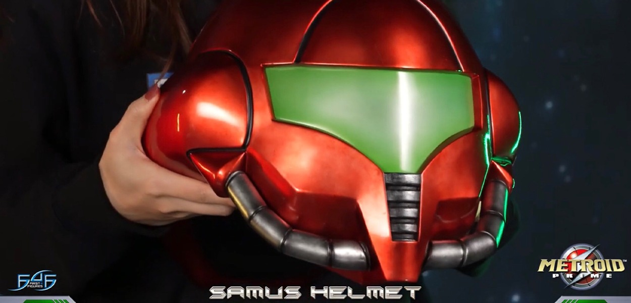 First 4 Figures annuncia il casco di Samus in scala 1:1