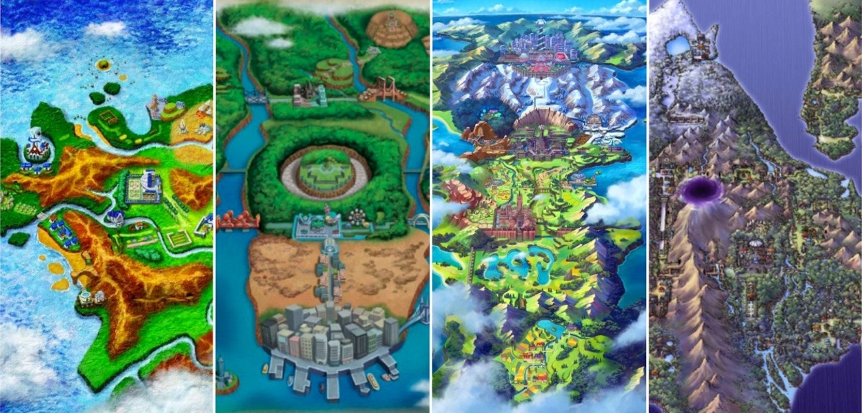 Il sito ufficiale apre una mostra dedicata alle regioni Pokémon