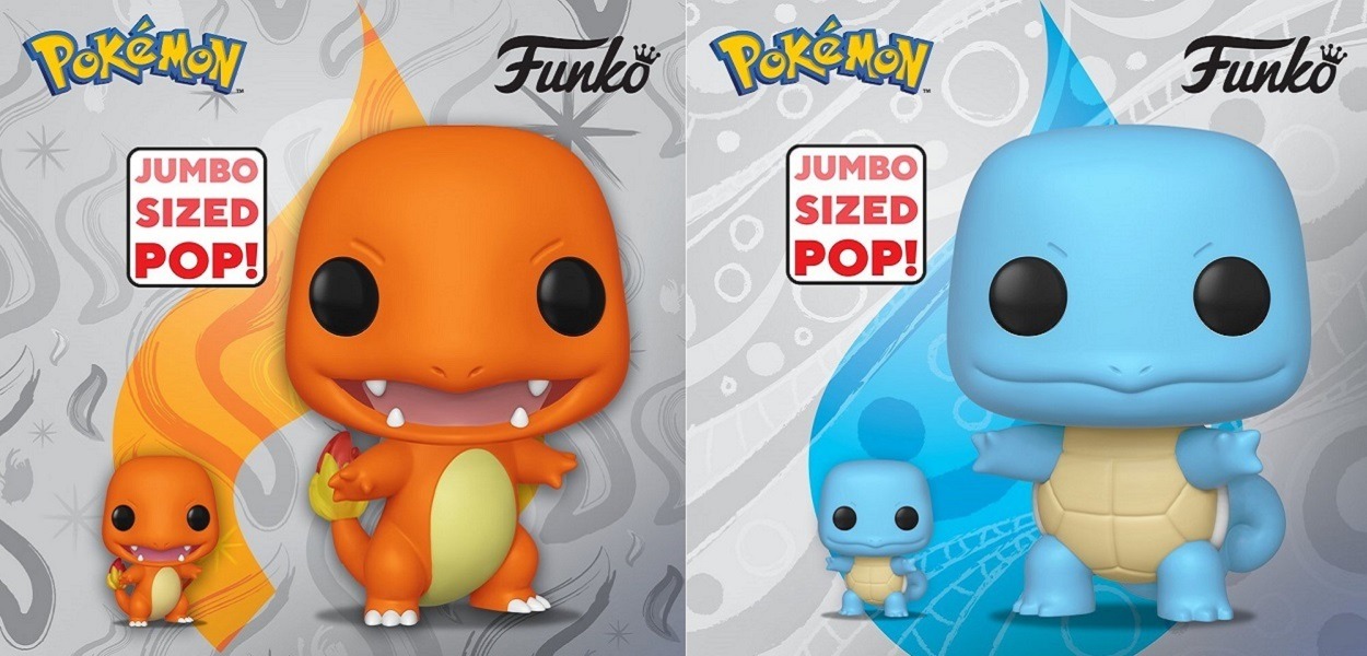 I Funko Pop! di Charmander e Squirtle arrivano in Italia