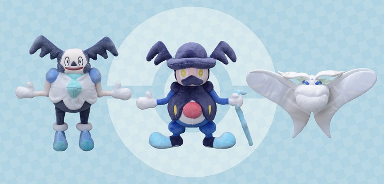 I peluche di Mr. Mime di Galar, Mr. Rime e Frosmoth arrivano nei Pokémon Center