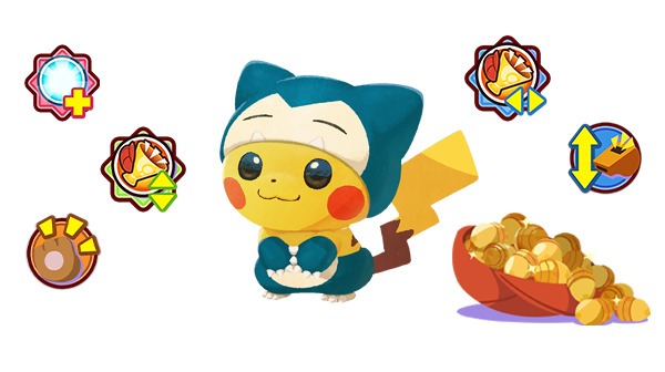Il Pikachu fan di Snorlax è tornato in Pokémon Café Mix 
