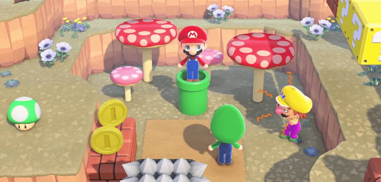 Animal Crossing: New Horizons, novità sull'aggiornamento di Super Mario