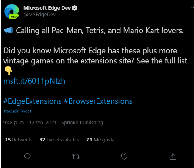 microsoft edge nintendo
