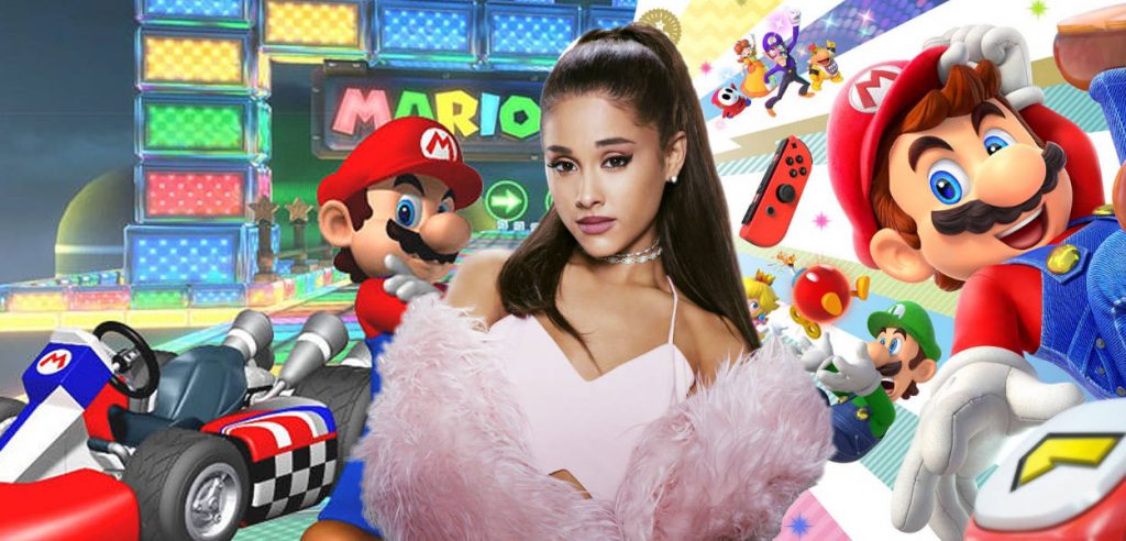 Ariana Grande super mario