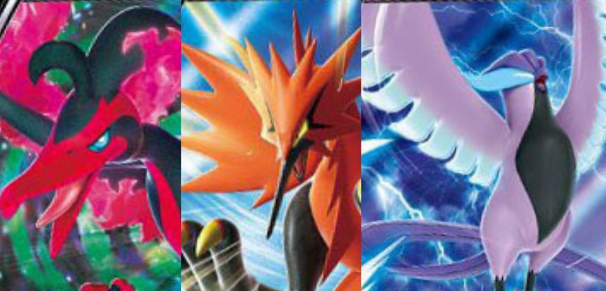 Articuno, Zapdos e Moltres di Galar nell'espansione Matchless Fighter