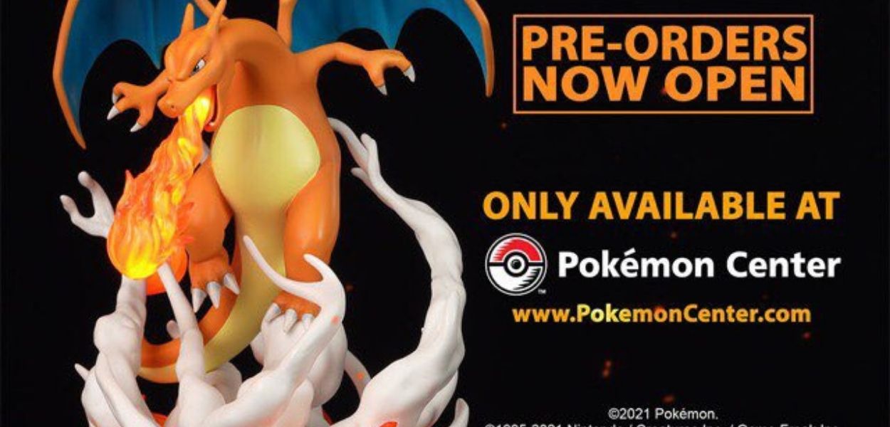 Pokémon Center apre i preordini per una nuova action figure di Charizard