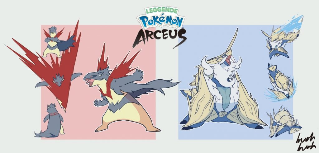 Le megaevoluzioni di Typhlosion e Samurott