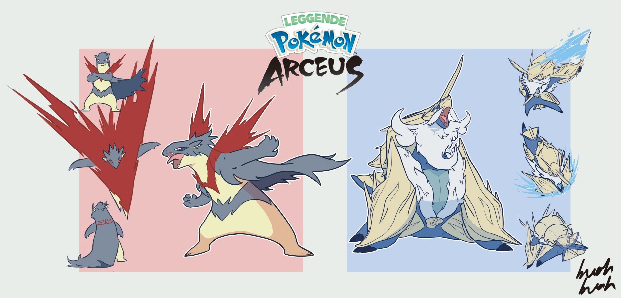 Leggende Pokémon Arceus: ecco come potrebbero essere le megaevoluzioni secondo un fan
