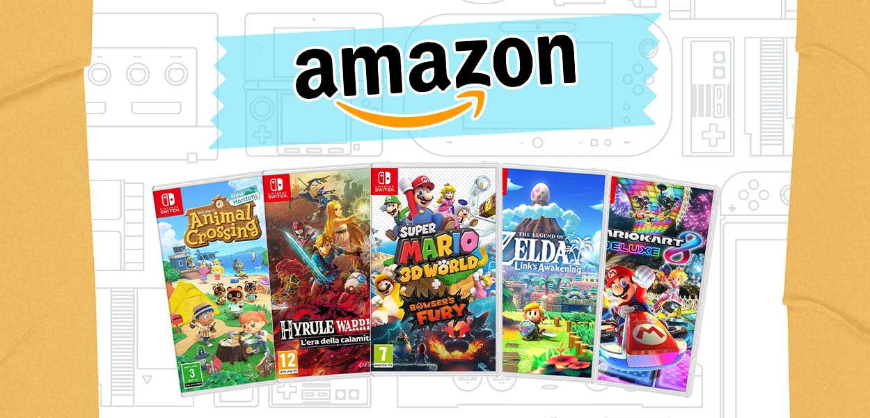 Tanti giochi Nintendo in offerta su Amazon