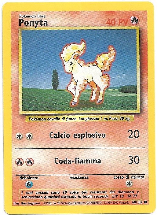 GCC carta Pokémon Ponyta