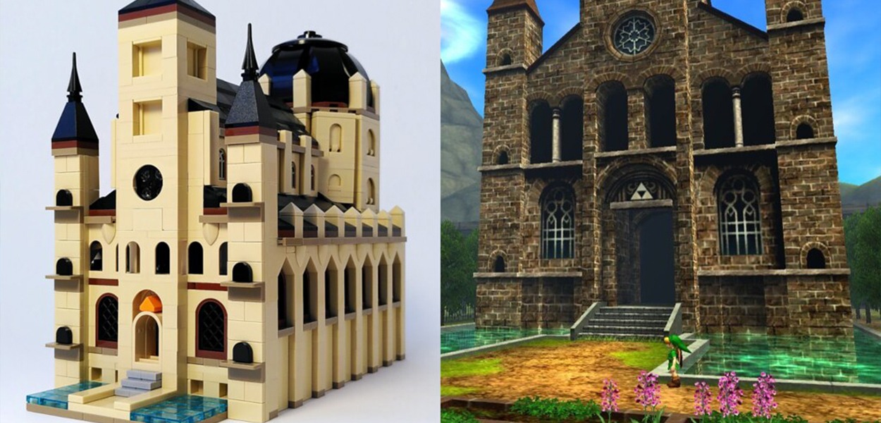 Il maestoso Tempio del Tempo di Zelda ricreato con i LEGO
