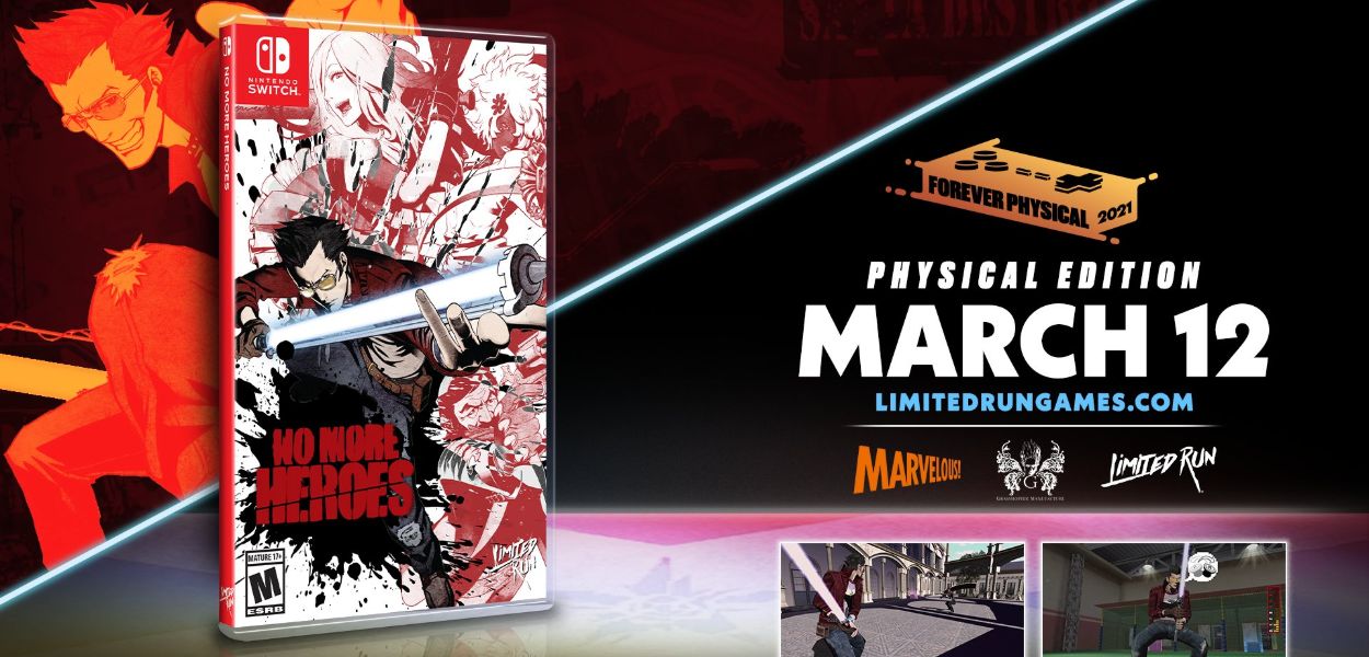 No More Heroes 1 e 2: in arrivo l'edizione fisica e la collector per Switch