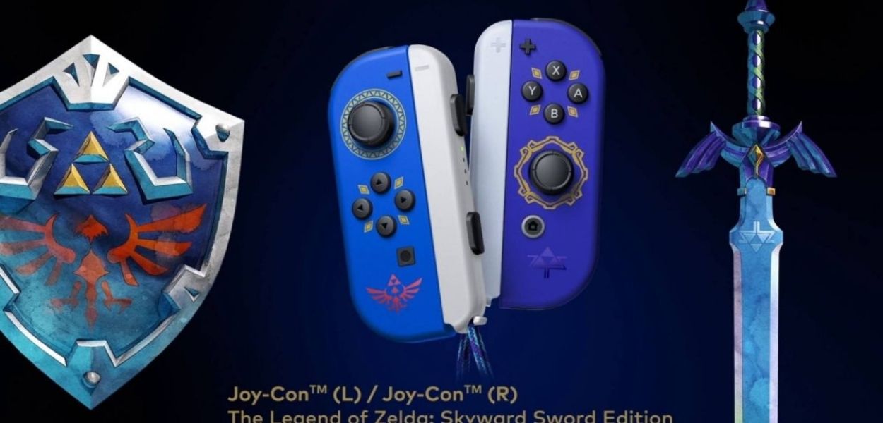Disponibile il pre-ordine dei Joy-Con di Zelda Skyward Sword da GameStopZing