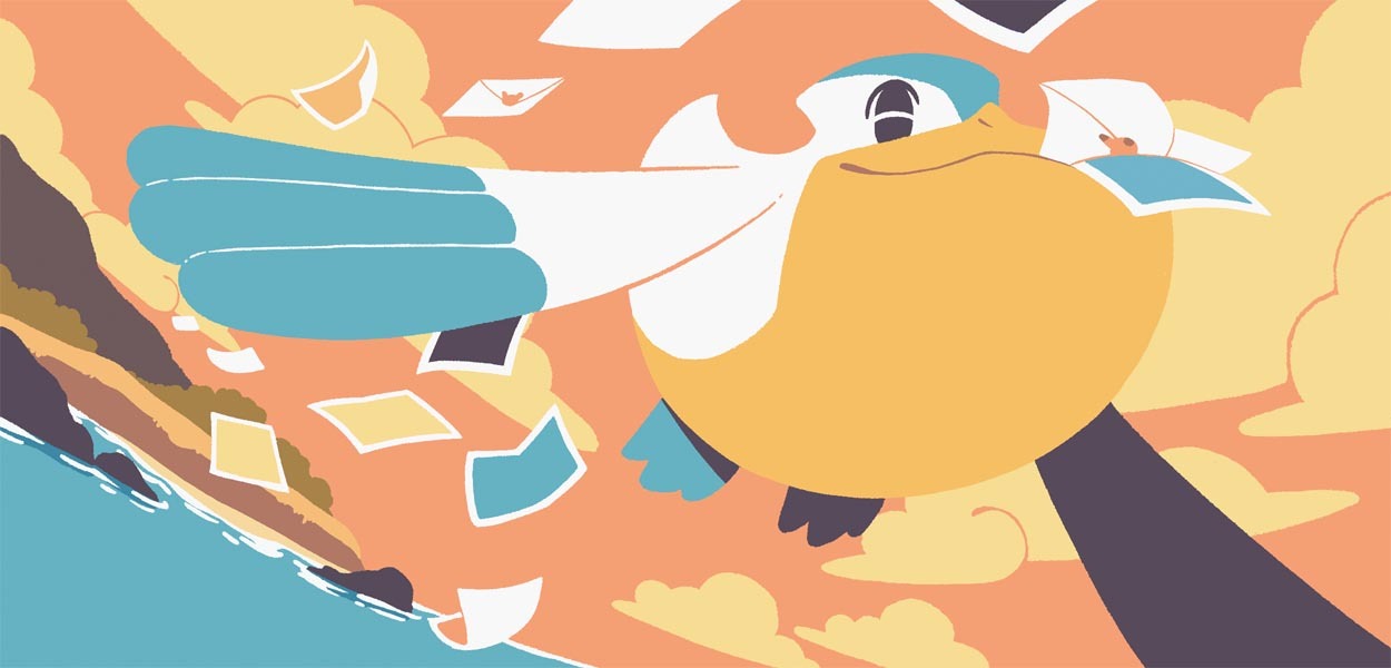 Cartoline Pelipper - I fantastici paesaggi del mondo Pokémon