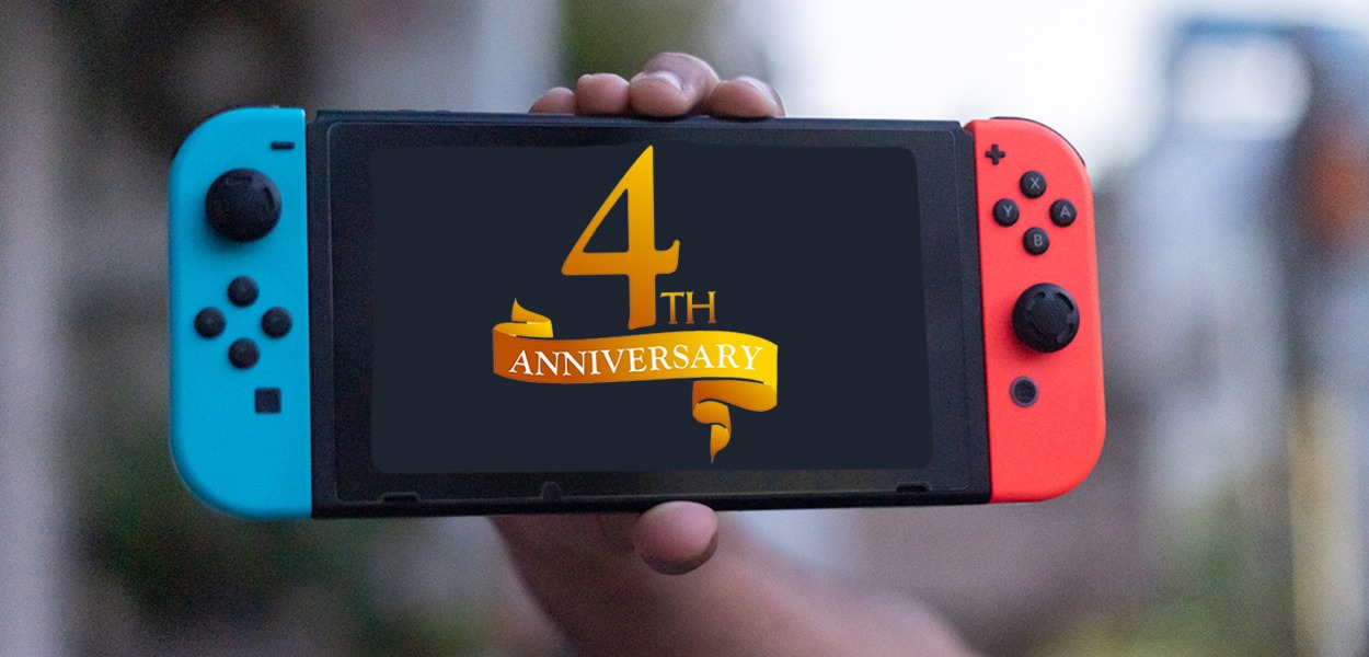 Nintendo Switch festeggia il suo 4° anniversario