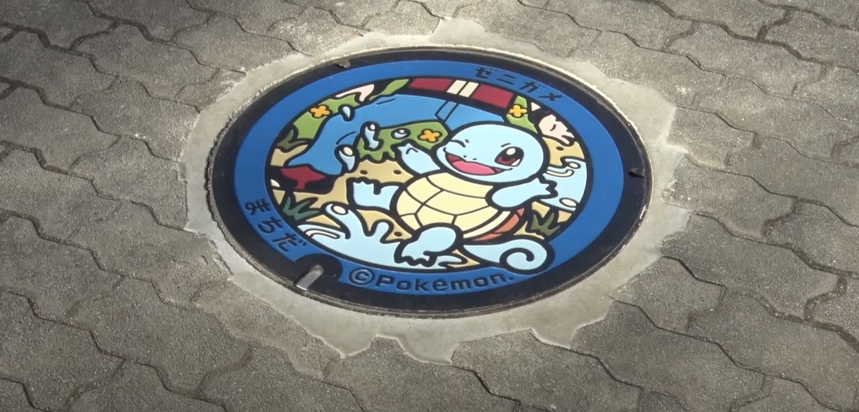 In Giappone pure i tombini sono a tema Pokémon