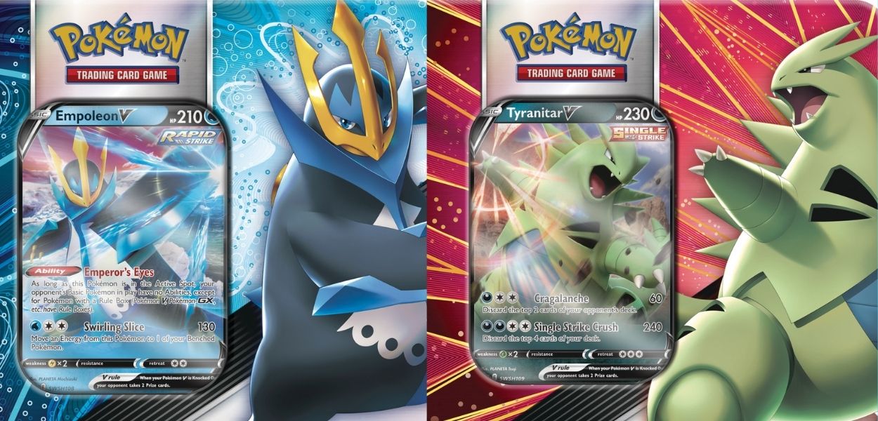 V Strikers Tin: Empoleon e Tyranitar irrompono nel GCC Pokémon