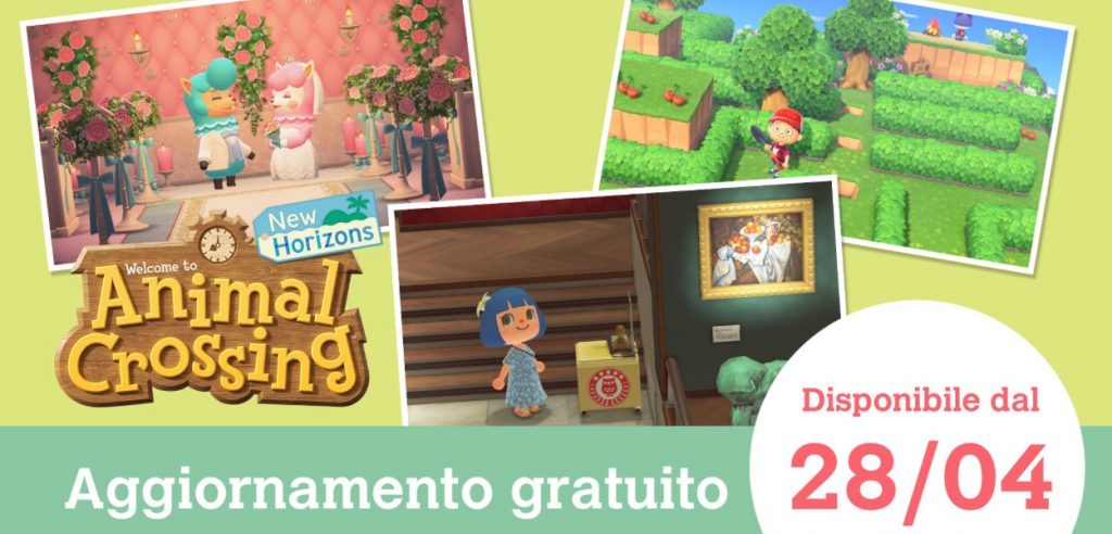 aggiornamento primaverile Animal Crossing