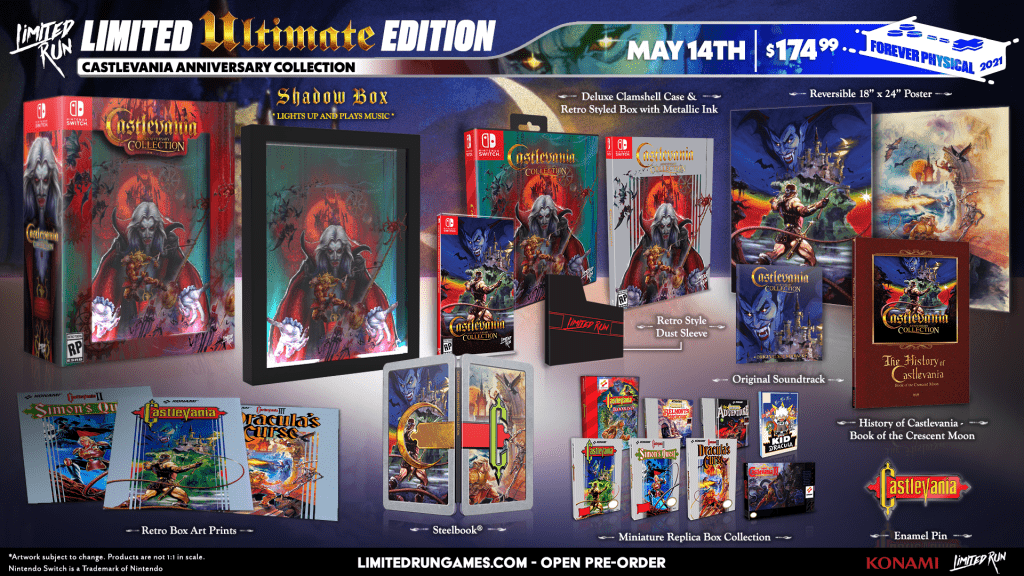 Ultimate Edition, versione fisica colossale di Castlevania Anniversary Collection.