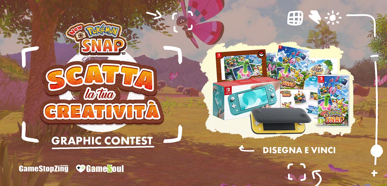 Partecipa al Contest di Disegno Pokémon per vincere Nintendo Switch e New Pokémon Snap!