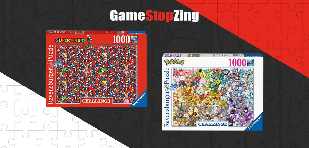 Arrivano in Italia i Puzzle da 1000 pezzi di Pokémon e Super Mario!