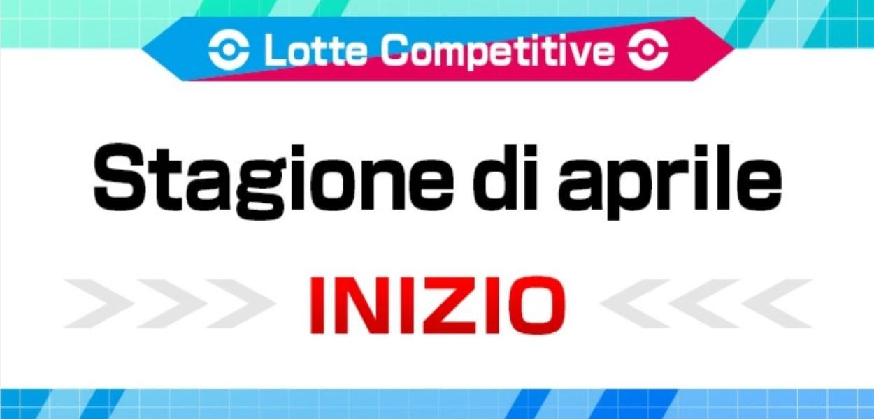 Pokémon Spada e Scudo: inizia la stagione di aprile delle Lotte Competitive