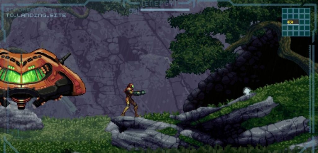 Metroid-Prime-2D fan-game
