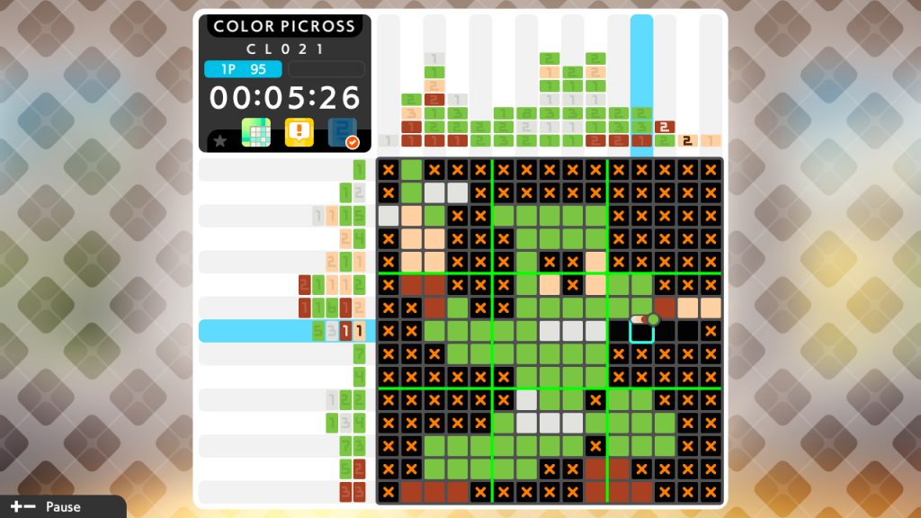 Picross S6 puzzle colorato