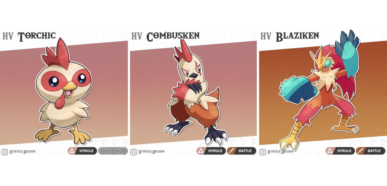 Ecco come potrebbero essere i Pokémon nel mondo di Zelda