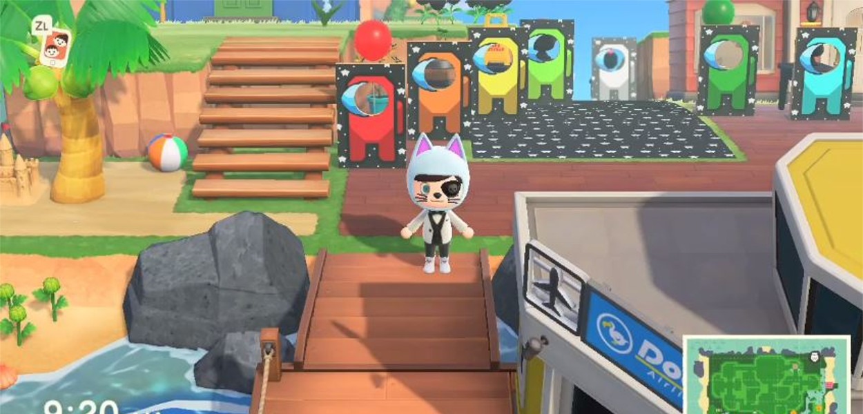 Ricreata la prima mappa di Among Us in Animal Crossing New Horizons