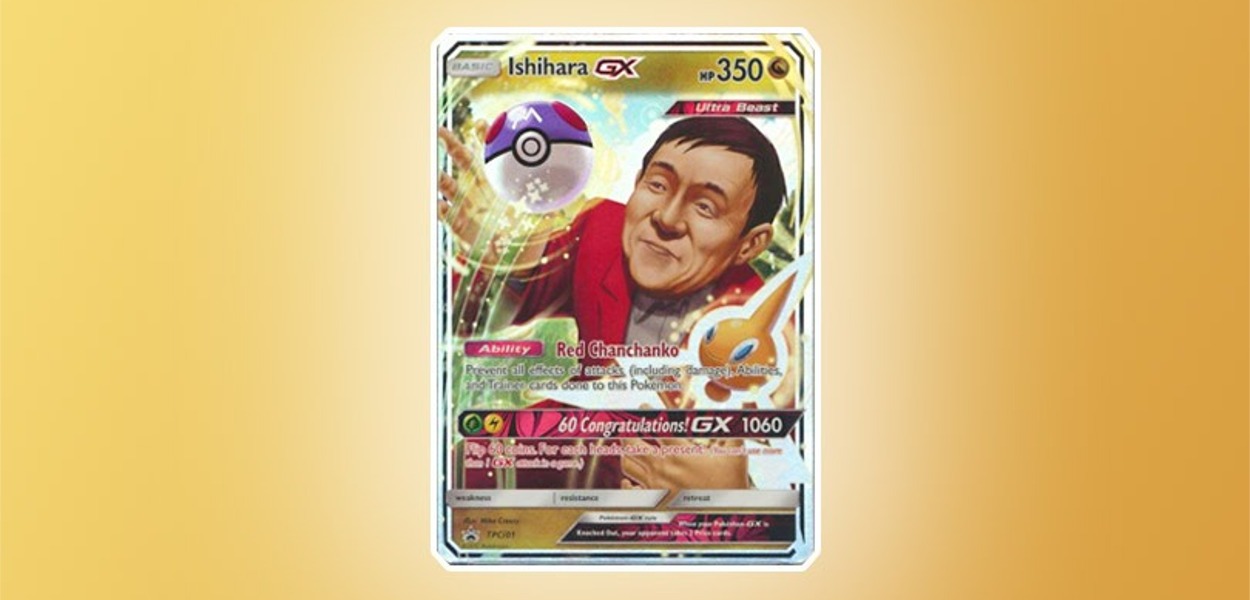 La carta Pokémon del presidente Ishihara battuta all'asta per 250.000 dollari