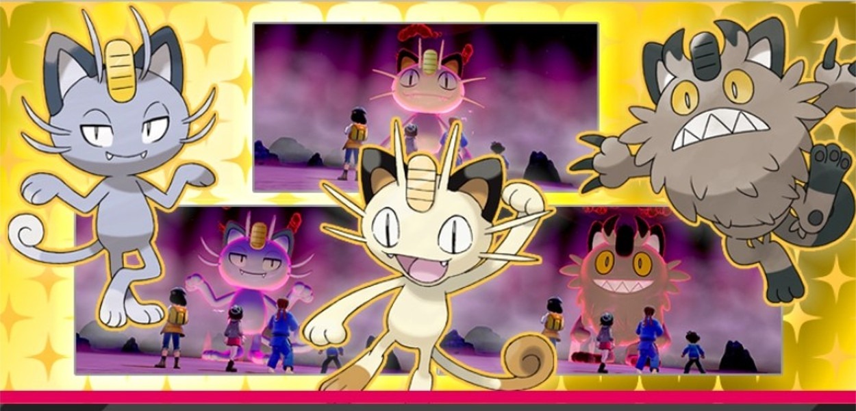 Meowth protagonista dei nuovi raid di Pokémon Spada e Scudo