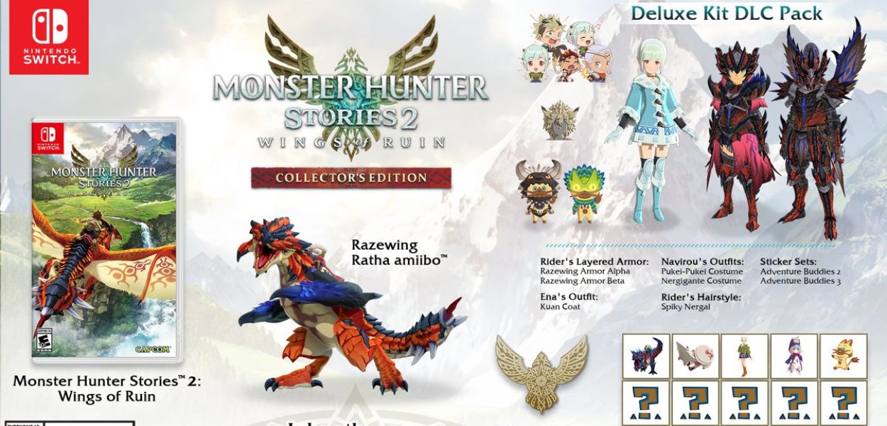 Monster Hunter Stories 2: Wings of Ruin avrà una Collector's Edition