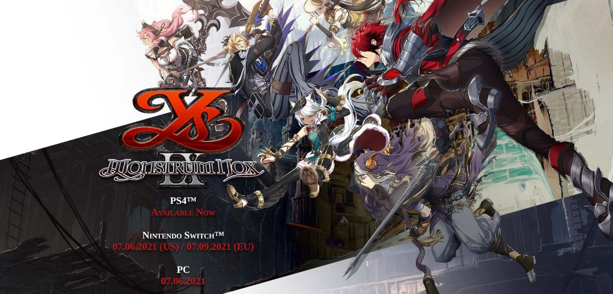 Rivelata la data di lancio di Ys IX: Monstrum Nox con un nuovo trailer