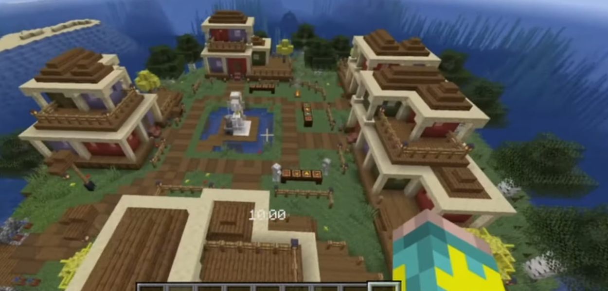 Il Villaggio Daccapo di Zelda ricreato su Minecraft