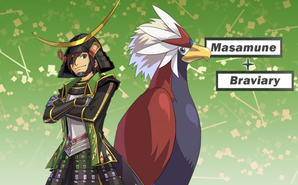 Date Masamune Braviary Pokémon Conquest