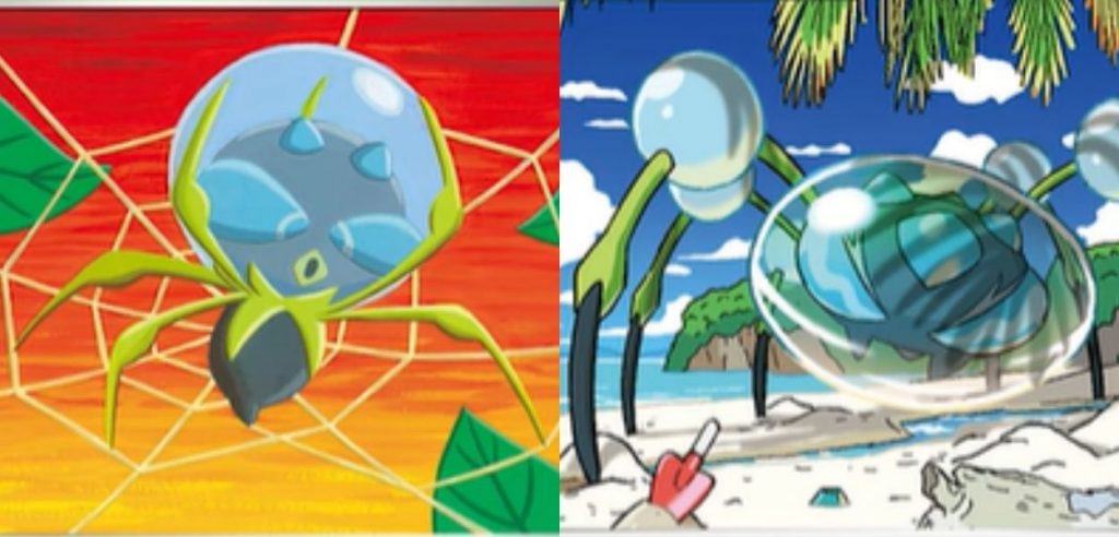Dewpider Araquanid Eevee Heroes