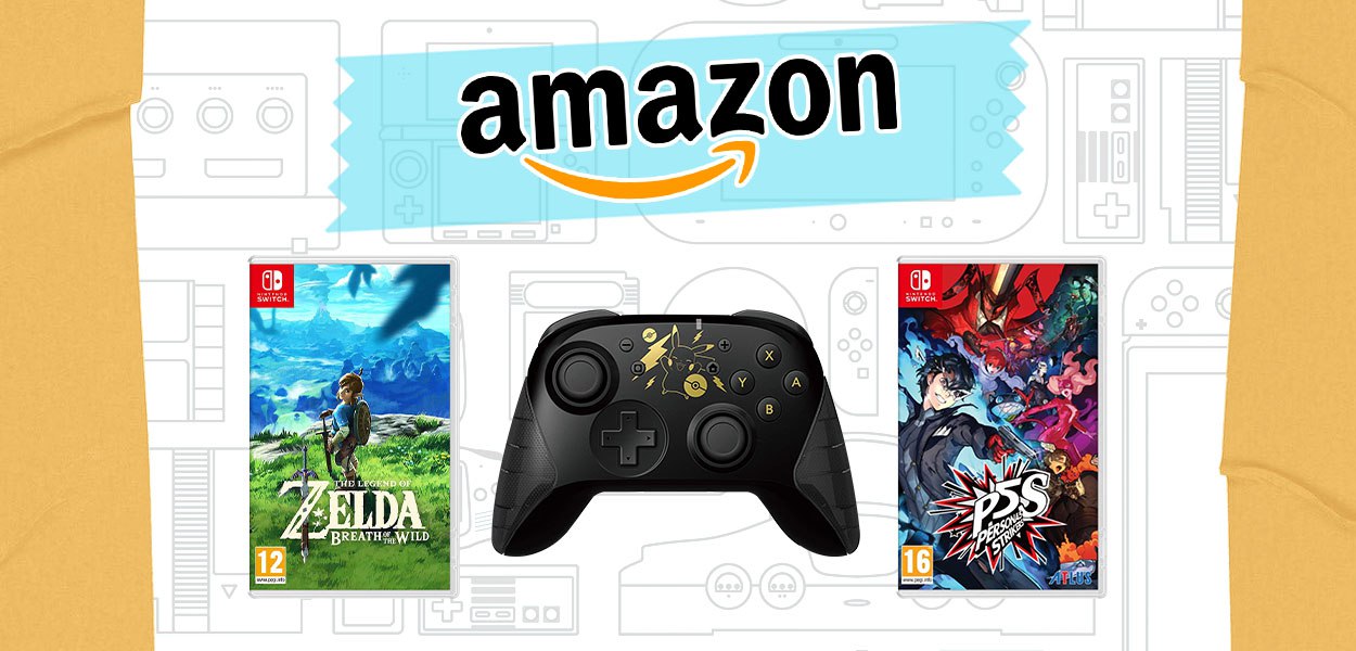 Le offerte Amazon della settimana: da Zelda Breath of the Wild al controller di Pikachu