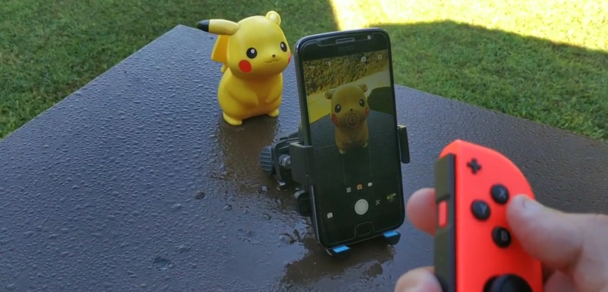I Joy-Con si possono usare come telecomando per scattare foto con lo smartphone