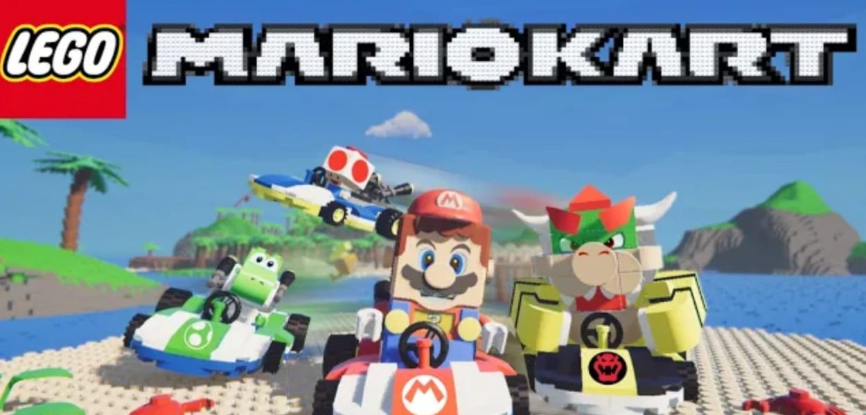 Ecco come sarebbe Mario Kart se fosse un videogioco LEGO