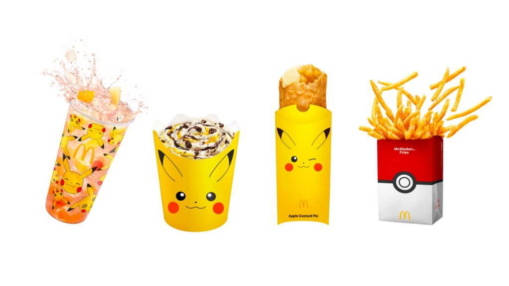 McDonald's Pikachu Menù