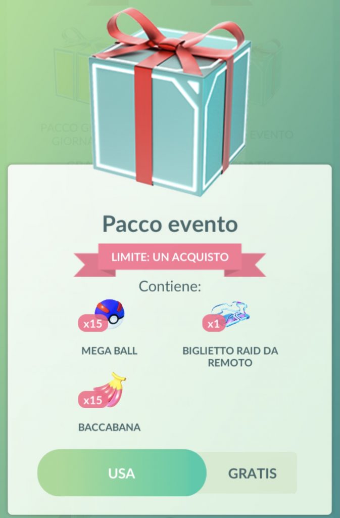 biglietto raid Pokémon GO