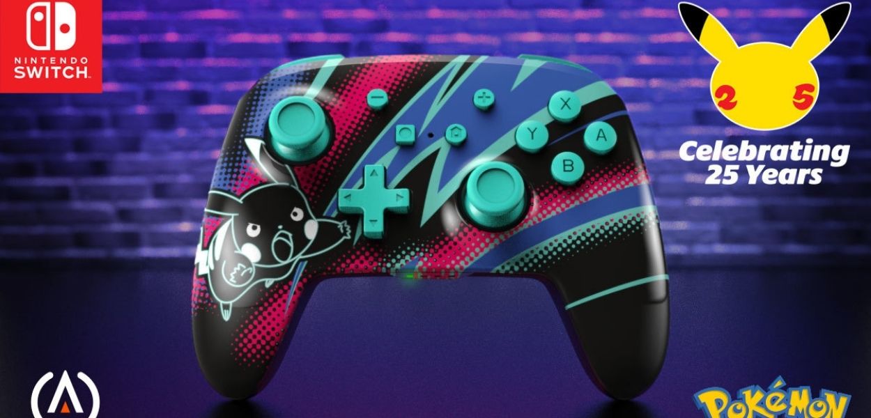 PowerA presenta il nuovo controller Switch per i 25 anni di Pokémon